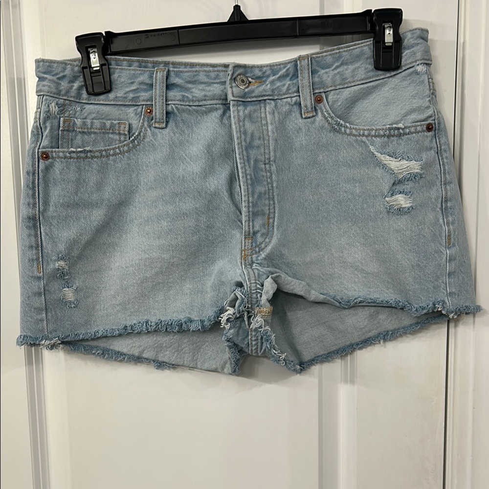 Light Blue Denim Women's Shorts